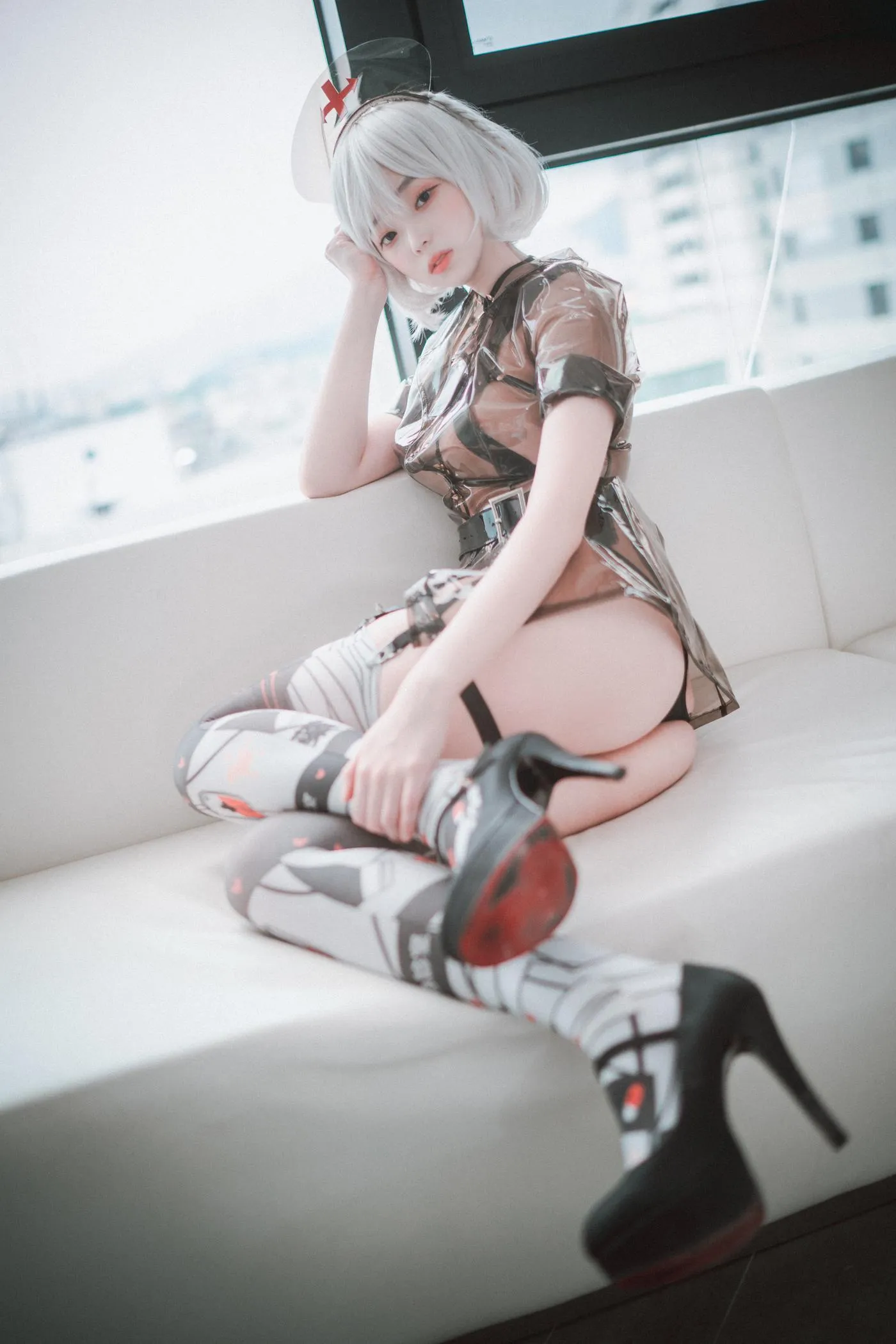 Bambi밤비 – NO.68 [DJAWA] Nurse Nation Black ver [47P]插图5